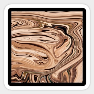 Tiger Marble colors grading pattern Waves Sticker